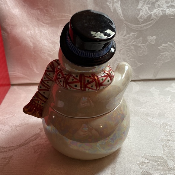 FITZ AND FLOYD CERAMIC SNOWMAN - Picture 4 of 8